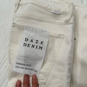 Daze Denim Sundaze Utility Crop Straight Jean